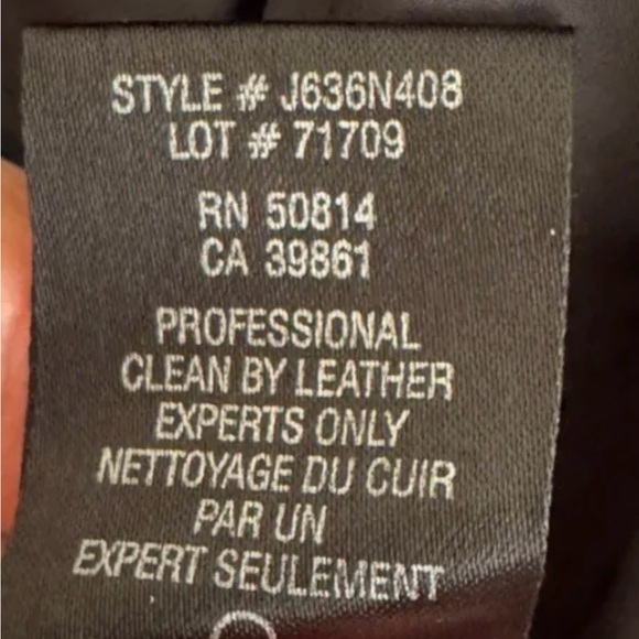 Men’s Elie Tahari 100% Real Leather Jacket XL - Picture 11 of 12